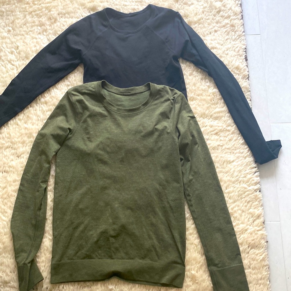 Lululemon Run Swiftly Long Sleeve Tops 2